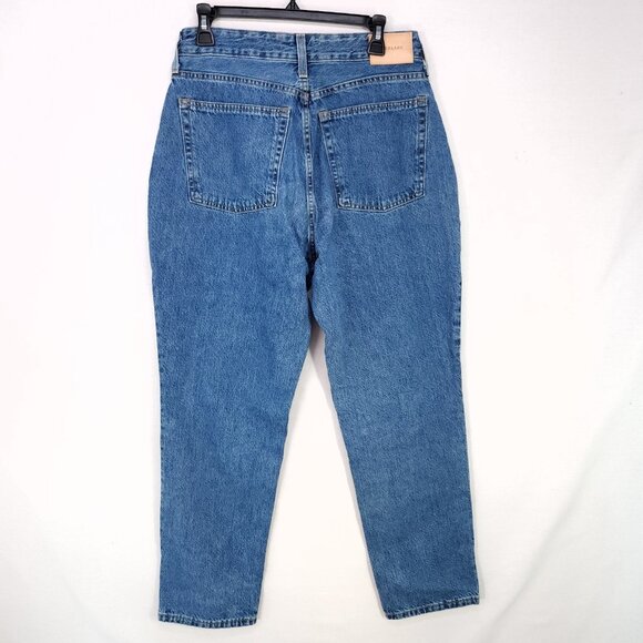 Everlane Curvy 90's Cheeky Straight Ankle Jean Size Womens 31Button Fly Organic - Picture 3 of 14